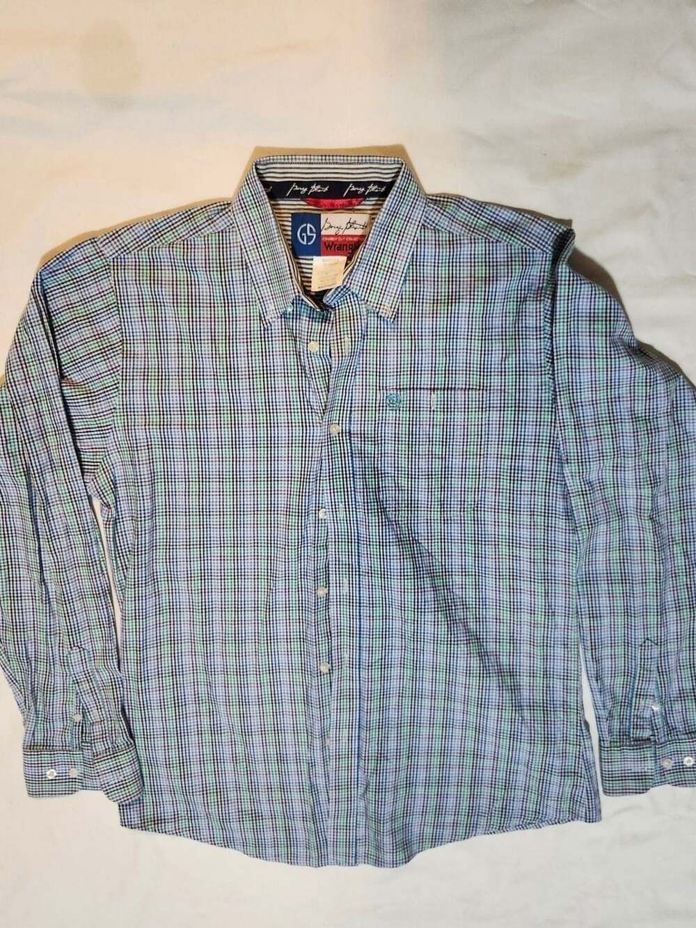 Wrangler George Strait Long Sleeve Button Down Shirt Size XL